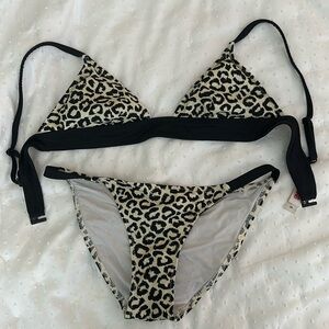 Solid & Striped Leopard Bikini